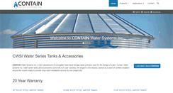 Desktop Screenshot of containwatersystems.com